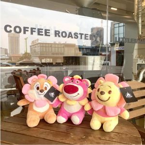 Wholesale anime new products cute flower fairy bear plush toys children's games playmates holiday gifts room decoration