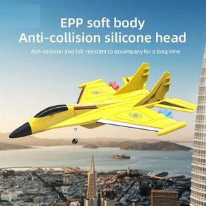 2.4G Remote Control Foam Aircraft Land Air Amphibious Model F22 Fighter Fixed Wing Glider Fall Resistant Remote Control Aircraft