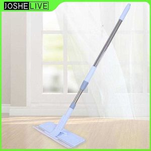 Mop Rimbalzo automatico Mop da bagno flessibili Pulizia di pavimenti Mop Tipo di manopola Asta telescopica Decontaminazione Lega di alluminio Microfibra Z0601