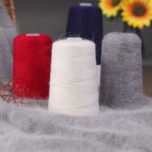 Yarn 1 piece long hair mink velvet tower yarn hand woven Diy sweater hat scarf thread wool ball knitting P230601