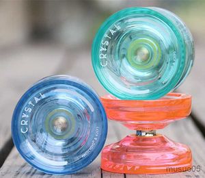 Yoyo New Arrival Responsive Crystal YoYo Plastic Yo para crianças Iniciante Substituição Rolamento sem resposta para Advancer