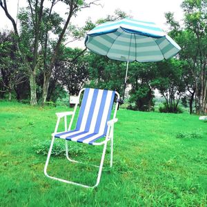 Umbrellas Foldable Beach Umbrella With Clamp Universal Sun Shade For Chair Camping Strollers Portable Parasol