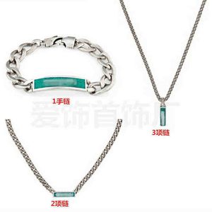 70% de desconto em joias de grife pulseira colar anel acessórios produto verde percha esmalte usado versátil masculino feminino pulseira