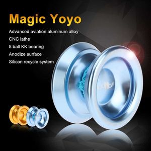 Profesyonel Magic Alüminyum Alaşım Metal Yoyo Ball Rulman, Çocuklar İçin String Lake Blue R230619