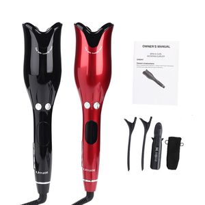 Curling Irons Hair Curler Automatisk Curling Iron Electric Ceramic Heating Liquid Crystal Display Roterande Wave Styler Magic Curling Iron Hair 230531