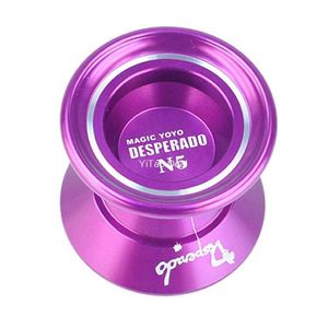 Yoyo New Professional Yoyo Ball Purple Alloy Aluminum Magic Yoyo Ball 선물 장난감 어린이