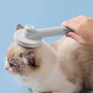 Pincéis para rolos de fiapos, gatos, cães, removedor de pelos de animais de estimação, pente para animais de estimação, cuidados com animais de estimação, flutuante, remove o pente, massageador curto, produtos para gatos, escova de limpeza para cães Z0601