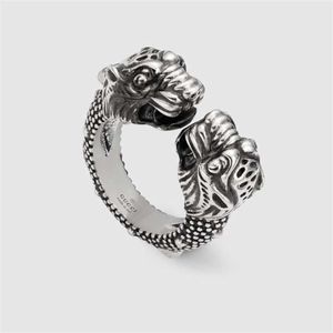 70% скидка дизайнерского ювелирного ожерелья, кольцо Древнее старое беспроблемное кольцо головы