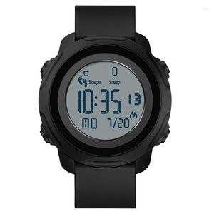Zegarek Uthai CE125 Zegarki elektroniczne męskie kroki kalorie rejestruje kalorie modowe budzik 5Bar Wodoodporne monitorowanie snu