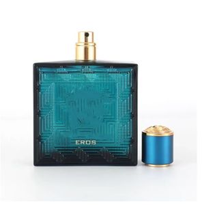 Designer-Köln-Parfüm Eros FÜR FRAUEN UND MÄNNER 100 ml Blaues Eau de Toilette Langanhaltender Duft Spray Premeierlash