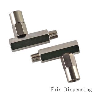 G1/4 G1/8 Dispensing Valve Metal Adapter Sub Assembly Adapter Dispensing Fittings Needle Adapter Threaded Port (Size Optional)