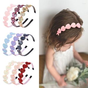 Haarschmuck Mode Mädchen Glitzerbänder Kinder Niedliche Farben Hoop Haarbänder Schöne Schleife Sterne Stirnbänder Kinder Geschenke