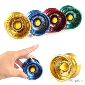 Yoyo Magic Yoyo Profesyonel Alüminyum Alaşım String Yoyo Ball Rulman Yeni Başlayan Yetişkin Çocuklar Klasik Moda Oyuncak Erkek Hediyesi