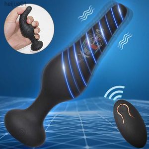 Bumbum plugue anal para homens gays vagina vibrador vibrador masturbadores massageador de próstata masculino slicone ânus brinquedos sexuais adultos L230518