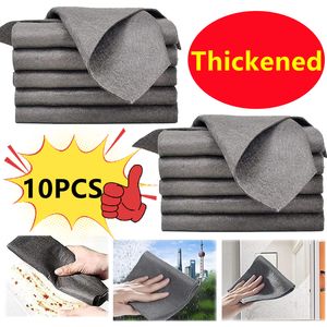 Steam Cleaners Mops Accessories 105PCS Thickened Magic Cleaning Cloth Reusable Microfiber Washing Rags Glass Wipe Towel For Kitchen Mirrors Auto Windows 230531