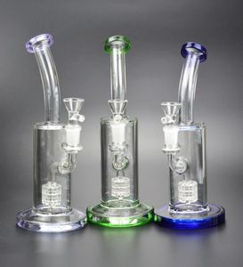 10 quotas Hookah Bong Dab Rig Wheel Filter Percolator Water Pipe Recycler Heady Glass Oil Rigs Ash Catcher Splash Guard Smoke Pipes3894431
