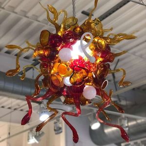 Newest Design Murano Glass Modern Chandelier Dining Room Chain Hanging LED Pendant Lights