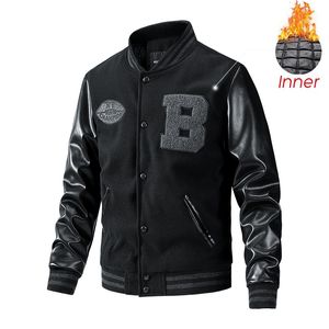 Herrenjacken Männer Winter Brief Stickerei Baseball Uniform Jacke Mäntel Männer Herbst Straße Retro Lose Lässige Verdickte Jacke Frauen Lose Top 230531