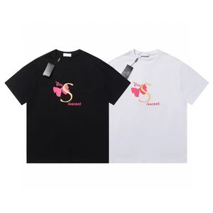 Camisetas masculinas de grife verão letras de luxo estampadas mangas curtas impressão de logotipo camiseta masculina