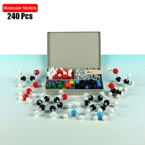 Other Office School Supplies 240 Pcs Chemical Set Model Molecular Structure kit and Organic Chemistry Atom Bonds Laboratory Chemicals Classroom 230531