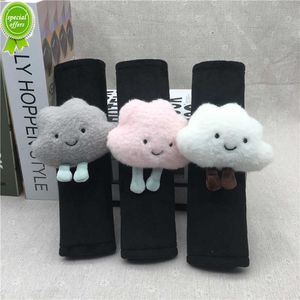 New Wholesale Cute Cartoon Cloud Plush Car Seat Belt Cover Auto Seatbelt Shoulder Cushion Pads For Children Protector Accessories