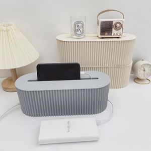 Bottiglie di stoccaggio Nordic Plug Board Box Cable Wire Organizer Case Socket Wireless WiFi Router Bracciale Desktop Data Line Holder Shelf