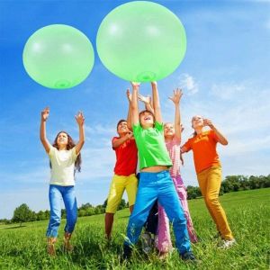 Bola de bolhas brinquedo engraçado cheio de água balão tpr para crianças adultos bolas de aspersão ao ar livre brinquedos infláveis decorações de festa jogos de natação