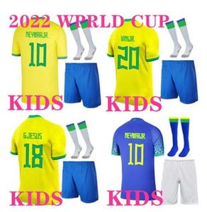 23 24 Brasilien Soccer Jersey Kids Sats