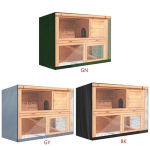 Burar Bunny Rabbit Hutch Cover för Winter Garden Outdoor Waterproof Small Animal Cage Crate Cover UV Resistant Heavy Duty Pets Produkt