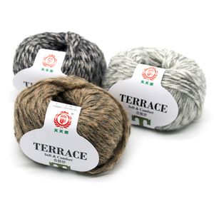 Stickning Handstickning Mohair Wool Fancy Garn Knickade halsdukar Hattar Tvattare Partihandel P230601