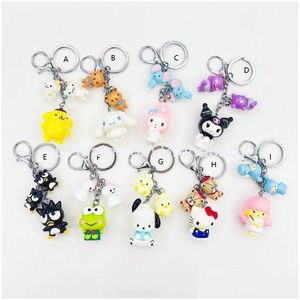 Schmuck Mode Cartoon Kawaii Bär Frosch Schlüsselanhänger Auto Rucksack Schlüsselring Zubehör Drop Lieferung Baby Kinder Mutterschaft Otknj