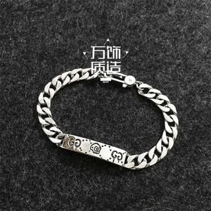 70% off designer jewelry bracelet necklace ring Sterling elf Skull for male female lovers hip hop ins Bracelet Gift