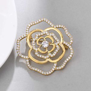 Pins Brooches WEIMANJINGDIAN's brand new arrival of exquisite cubic zirconia luxury rose chest suitable for girls or mothers' jewelry G230529