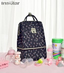 Large Capacity Diaper Bag Backpack Waterproof Maternity Bag Twolayer Baby Diaper Bags Mummy Breast Milk Cooler Bag For Stroller9115152