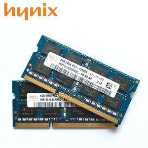 Rams Hynix Chipset 4GB 2RX8 PC3 12800S DDR3 1600 MHz 4GB Moduł pamięci laptopowej Moduł Sodimm RAM