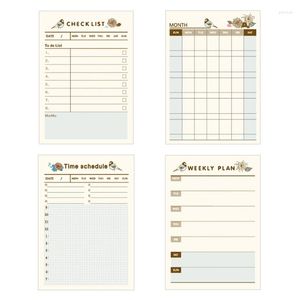 ミニTo-Do-List Notepad Daily CheckList Small Monthly Planner 60 Sheets Pocket Note学生向けの論文