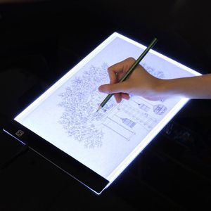 Tablets New A3/A4/A5 Three Level Dimmable Led Light Pad Drawing Board Pad Tracing Light Box Eye Protection Easier for Diamond Painting