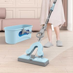 MOPS Wringer Microfibre Squeeze MOP BAZD WIĘCEK MAGI MAGI MOP SPRAJE FREGAR Suszenie Zdejmowane Fregona Home Garden OA50MS Z0601