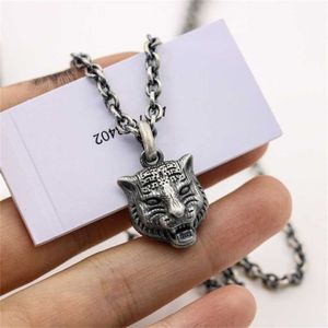 80% off designer jewelry bracelet necklace ring Qi personality antique head pendant men women lovers sweater