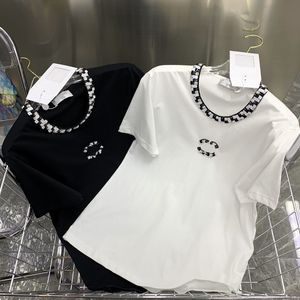 Chanelity marka moda damskie wydrukowane koszulki designerskie odzież męskie pary unisex pary tee crew szyja krótko rękawoeved T-shirt kobieta trend solidny kolor luksus luksus