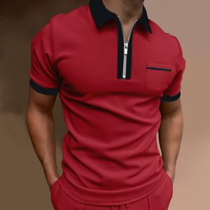 T-shirt stampata da uomo Camicie in cotone Polo firmata Polo T-shirt estive T-shirt casual Polo da uomo Manica corta Casual Outdoor Golf Tennis Polo Top