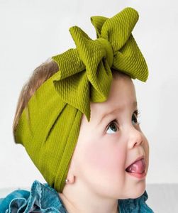 DIY Large Bows Baby HeadBands新生児デザイナーヘッドバンド幼児デザイナーヘッドバンドベビーターバンガールズヘアバンドキッズヘアアクセサーズ2760449