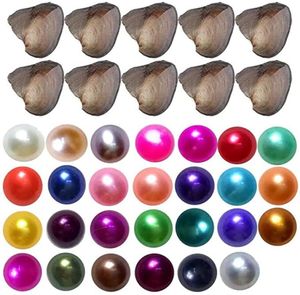 Whole Akoya Pearl Oyster 2020 new Round 78mm Colors freshwater natural Cultured in Fresh Oyster Pearl Mussel Farm Supply Gift5867461
