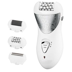 Epilator Oryginalny Kemei 3in1 Women Electric Epilator For Face Whole Ciało Bikini Trimmer Lady Shaver Net Eailus Foot Calus Remover