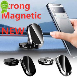 Bil Ny magnetisk biltelefonhållare Mobile Mount Smartphone GPS Support Stand för iPhone 13 12 11 Pro Max Huawei Xiaomi Samsung LG etc.