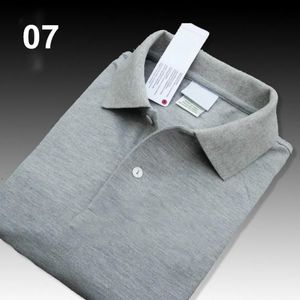 Gray High Quality Men Polo Shirt Solid Cotton Shorts Crocodile Men's Polos Summer Tees Casual Homme T-shirts Mens Shirts Poloshirt