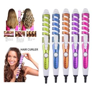 Curling Irons Magic Pro Hair Curlers Electric Curl Cerámica Espiral Hair Curling Iron Wand Salon Hair Styling Tools Hair Wand Curler Iron 230531
