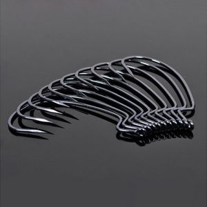 500PCS Fishing Hooks Set High Carbon Steel Barbed Fish Hook for Saltwater water Fishing Gear