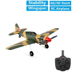 Hög simulering Fixad vinge EPP WINGSPAN RC Airplane 6G/3D Modle Stunt Plane Stabilitet Elektrisk RC Plane Outdoor Toy RTF -presenter