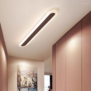 Tavan Işıkları Minimalist yaratıcı lamba modern LED arka plan ışık oturma odası kapalı başucu akrilik Ligting